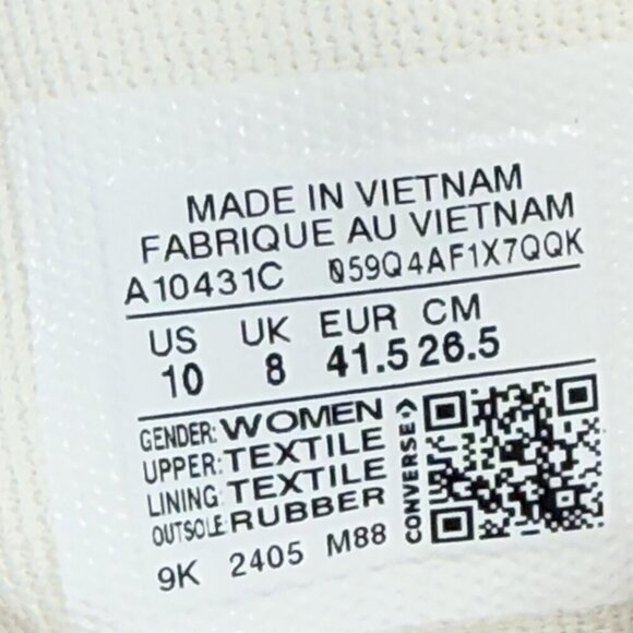 Converse Chuck Taylor Flush Tone Lift Hi Sustainable Platform Sneakers Size 10 - Picture 8 of 8